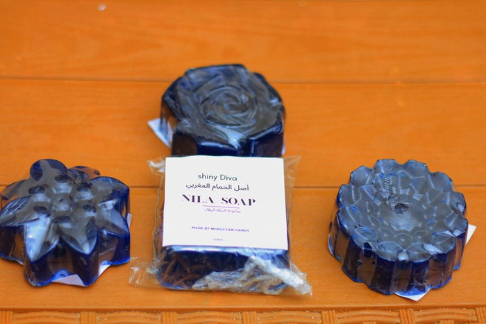 صابونة النيلة الزرقاء Blue indigo soap